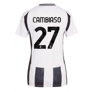 Billiga Juventus Andrea Cambiaso #27 Hemmatröja Dam 2024-25 Kortärmad